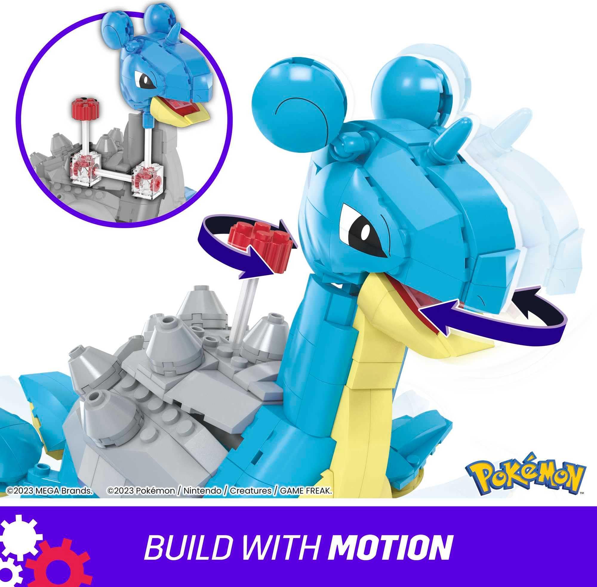 Foto 4 pulgar | Set De Juguetes De Construcción Mega Pokémon Lapras Con 527 Piezas Para Niños - Venta Internacional.