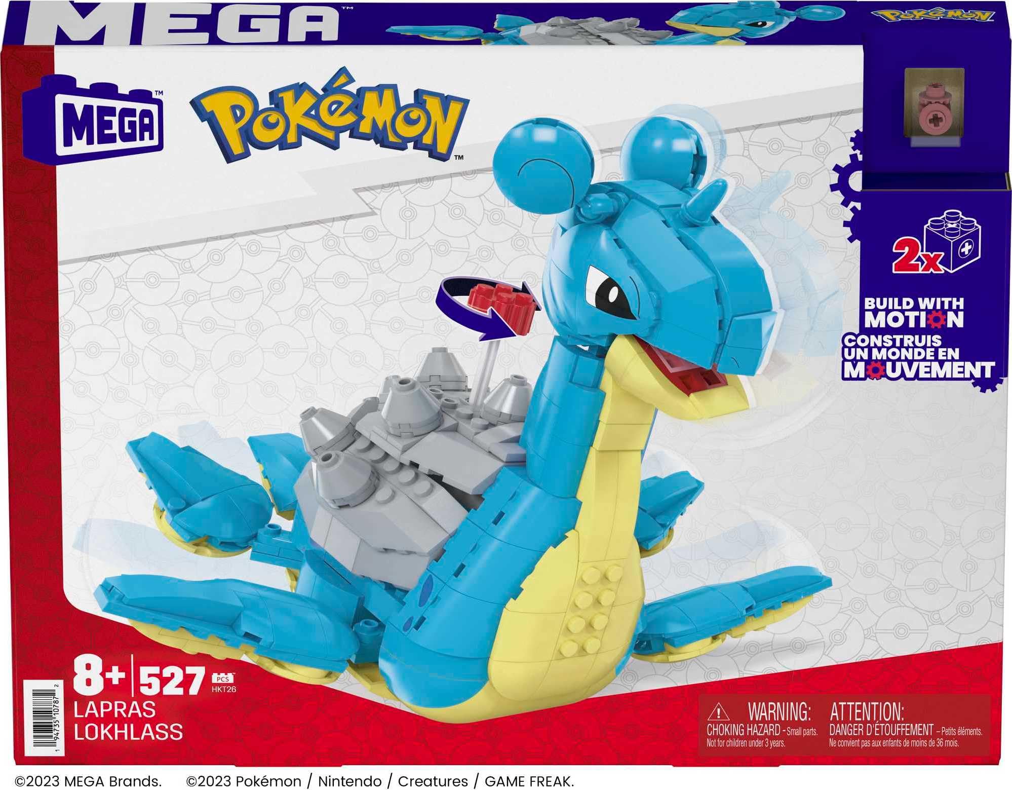 Foto 7 pulgar | Set De Juguetes De Construcción Mega Pokémon Lapras Con 527 Piezas Para Niños - Venta Internacional.