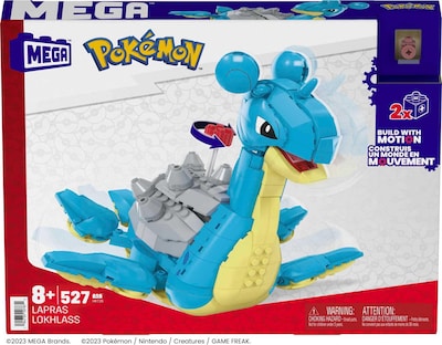 Foto 6 | Set De Juguetes De Construcción Mega Pokémon Lapras Con 527 Piezas Para Niños - Venta Internacional.