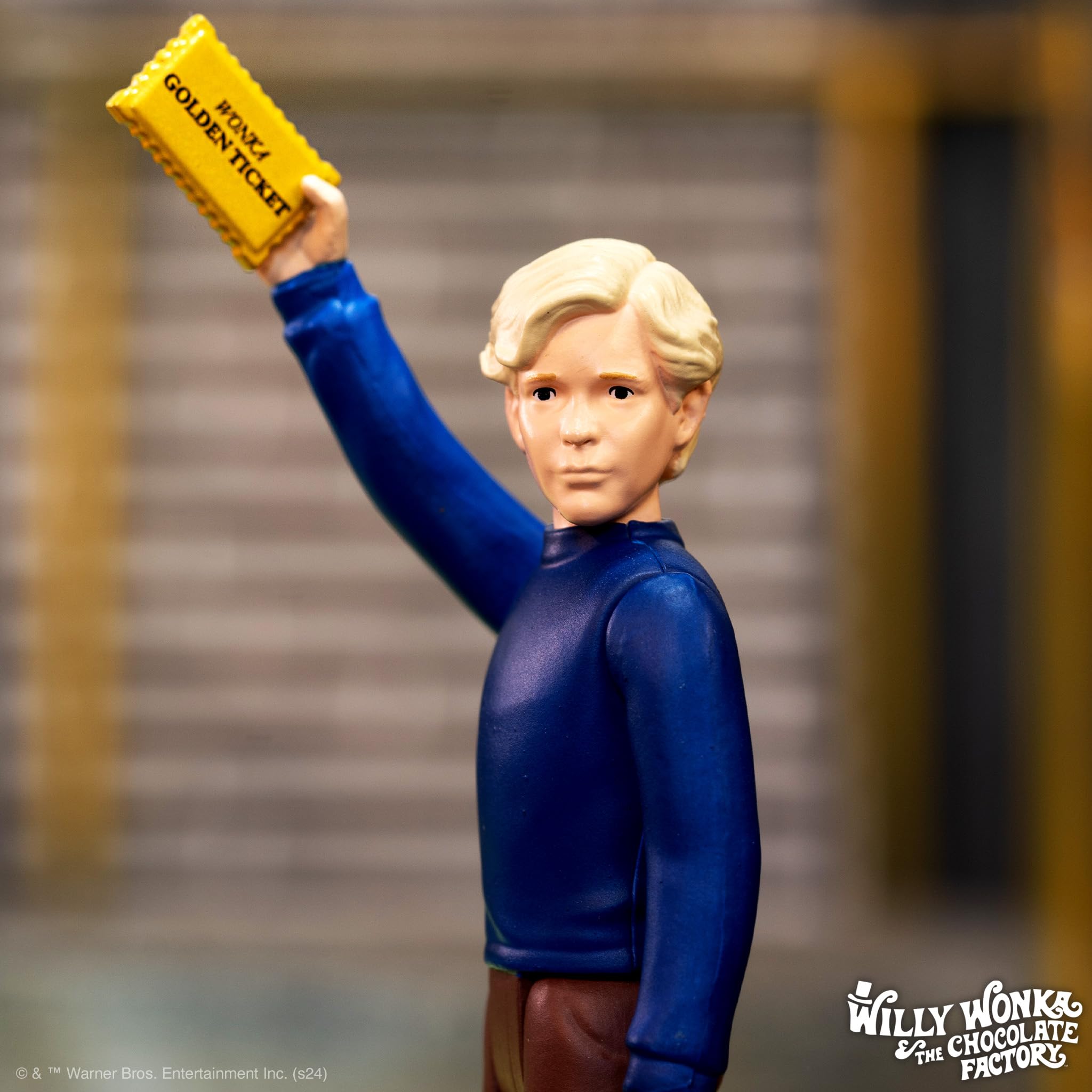 Foto 4 | Figura De Acción Super7 Willy Wonka Y Charlie Bucket De La Fábrica De Chocolate - Venta Internacional.