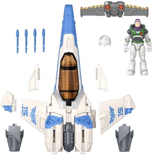 Foto 5 | Vehículo De Juguete Mattel Disney Pixar Lightyear Xl-15 Con Buzz De 5 Pulgadas - Venta Internacional.