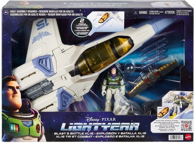Foto 6 | Vehículo De Juguete Mattel Disney Pixar Lightyear Xl-15 Con Buzz De 5 Pulgadas - Venta Internacional.