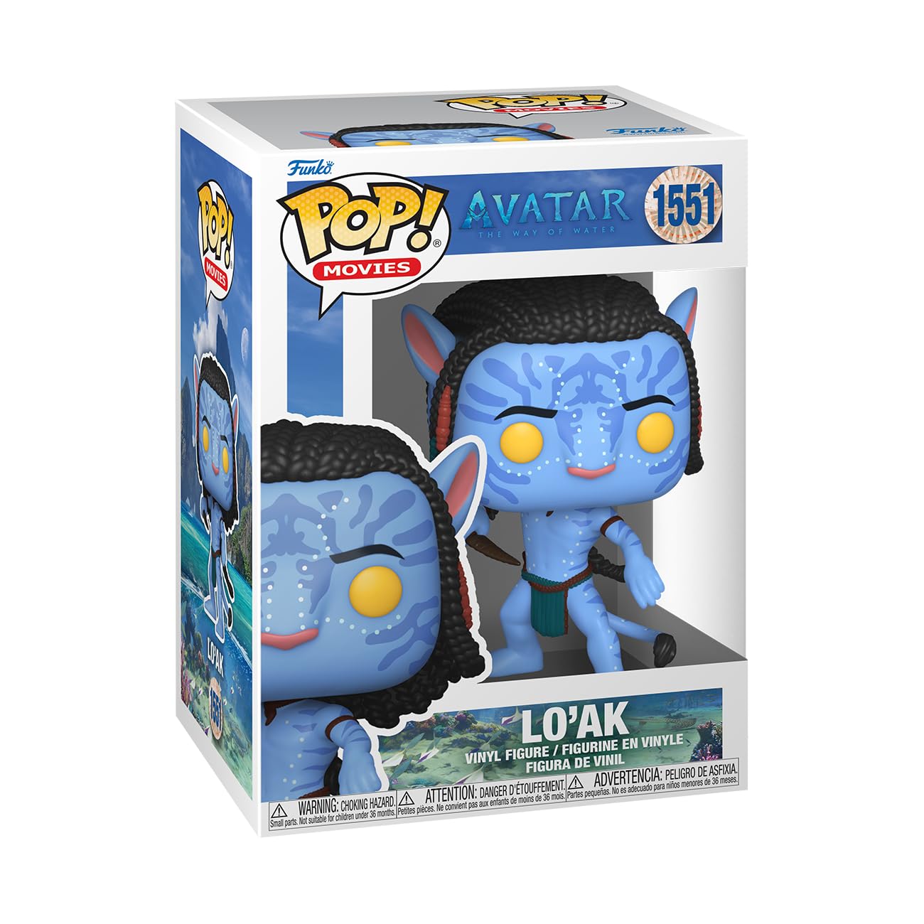 Foto 2 pulgar | ¡funko Pop! Figura Lo'ak De The Way Of Water De Movies Avatar, 10 Cm - Venta Internacional.