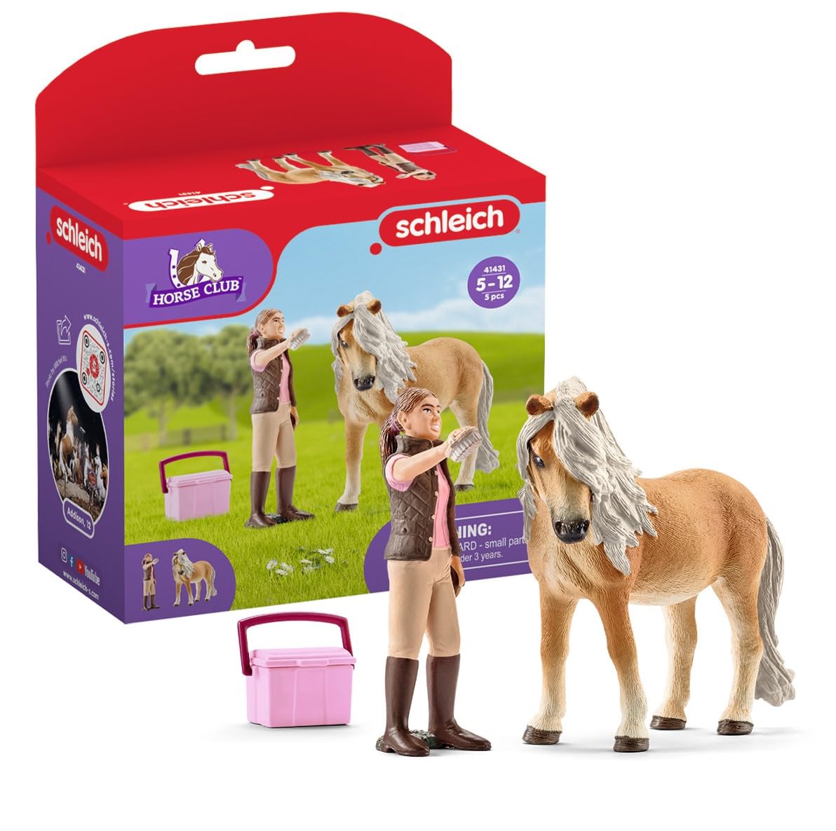 Foto 2 pulgar | Novio De Toy Schleich Horse Club Con Poni Islandés De Más De 5 Años - Venta Internacional.