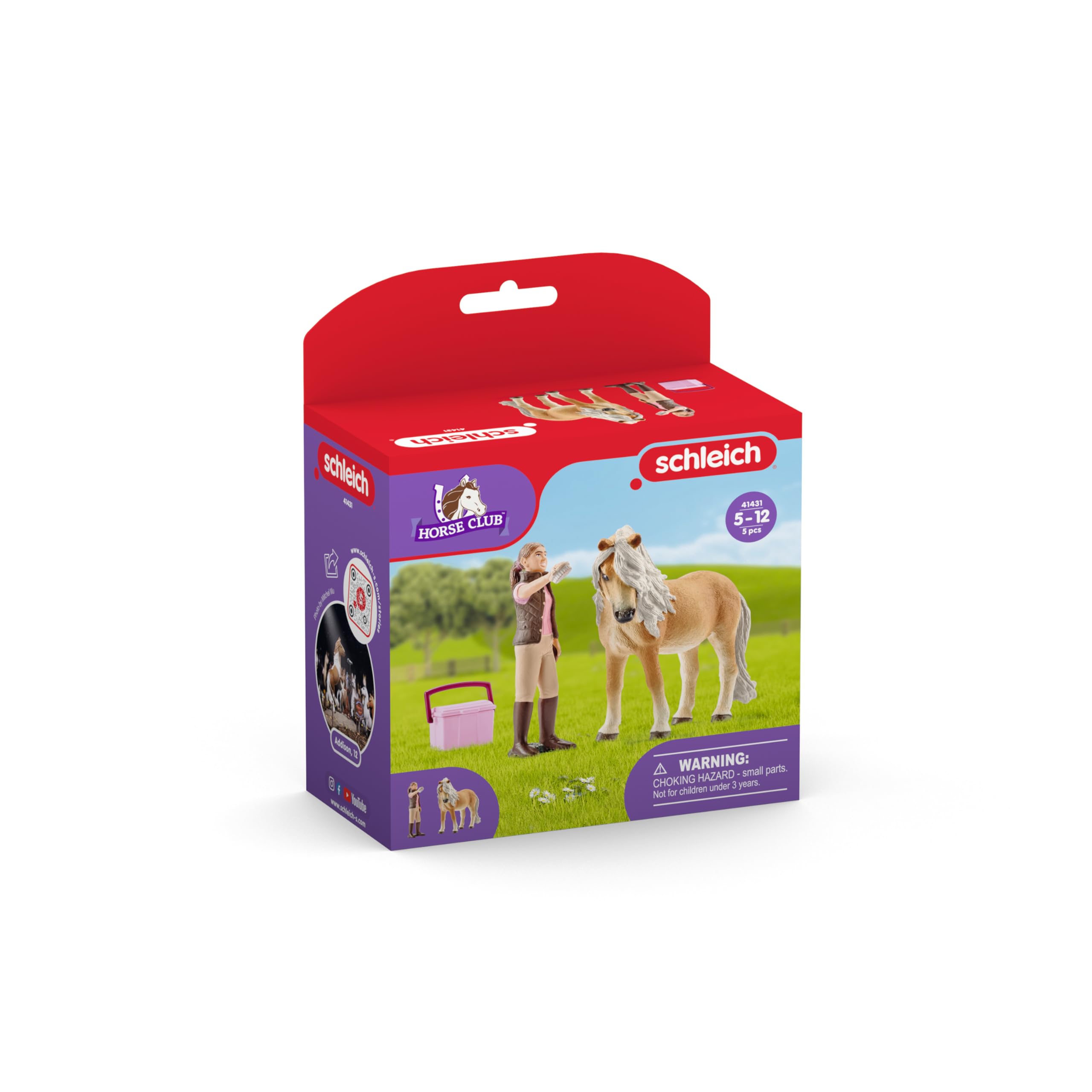 Foto 5 pulgar | Novio De Toy Schleich Horse Club Con Poni Islandés De Más De 5 Años - Venta Internacional.