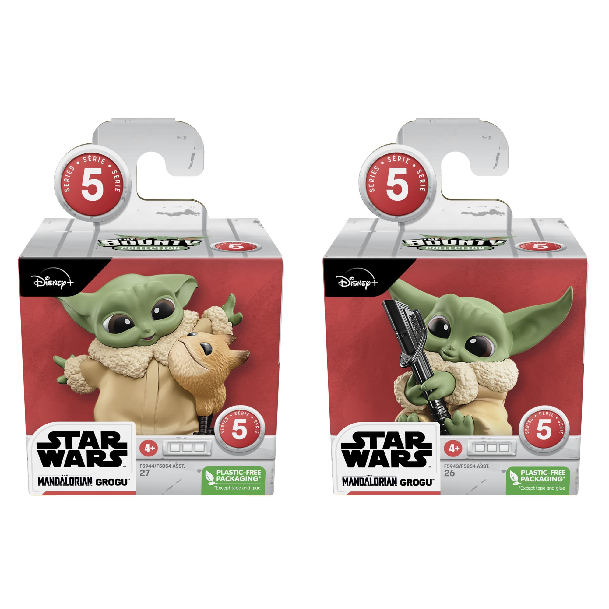 Foto 2 | Figuras De Acción Star Wars The Bounty Collection Grogu, Paquete De 2 - Venta Internacional.