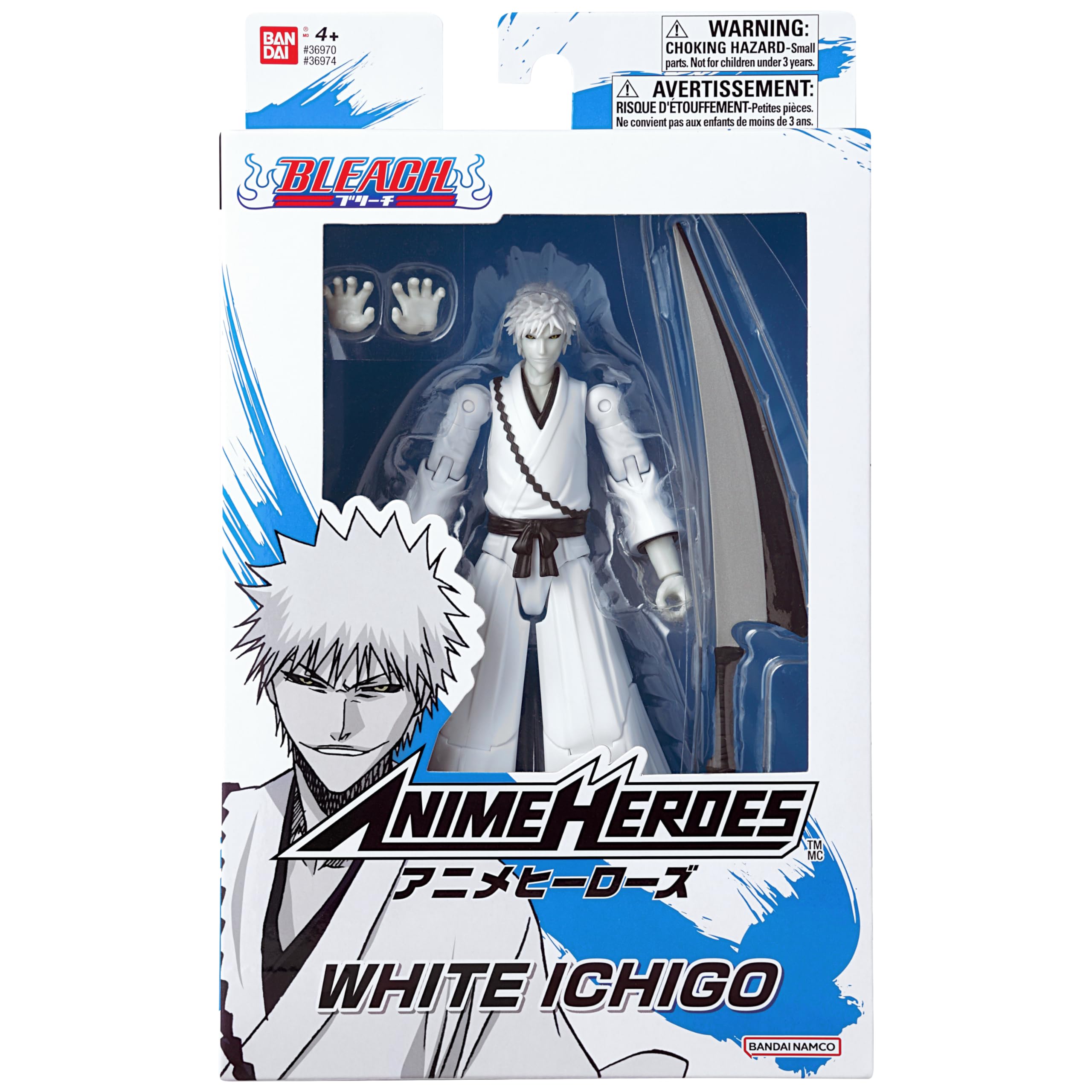 Foto 7 pulgar | Figura De Acción Anime Heroes Bleach White Ichigo - Venta Internacional.