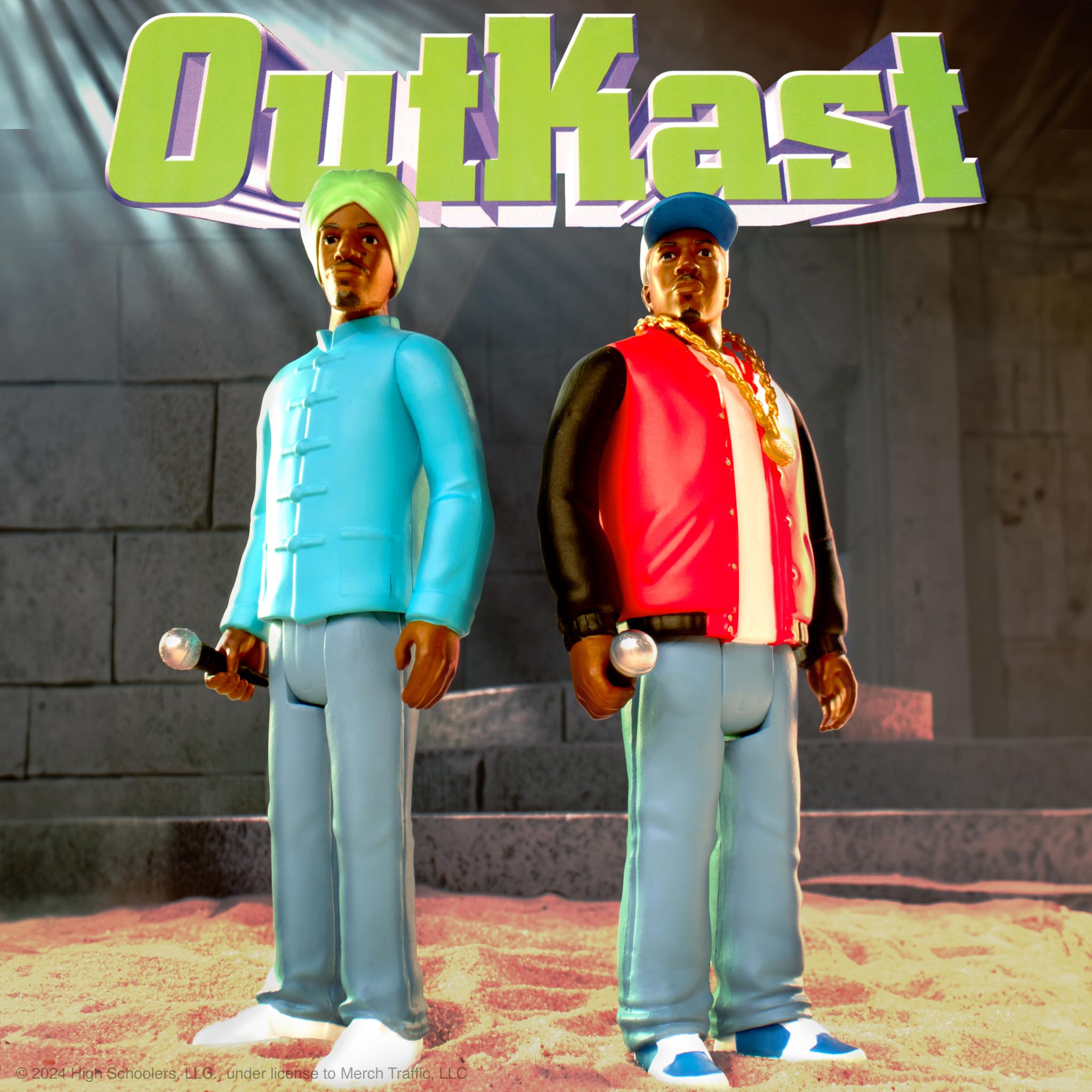 Foto 7 pulgar | Figura De Acción Super7 Outkast Big Boi Y André 3000, 9,5 Cm - Venta Internacional.