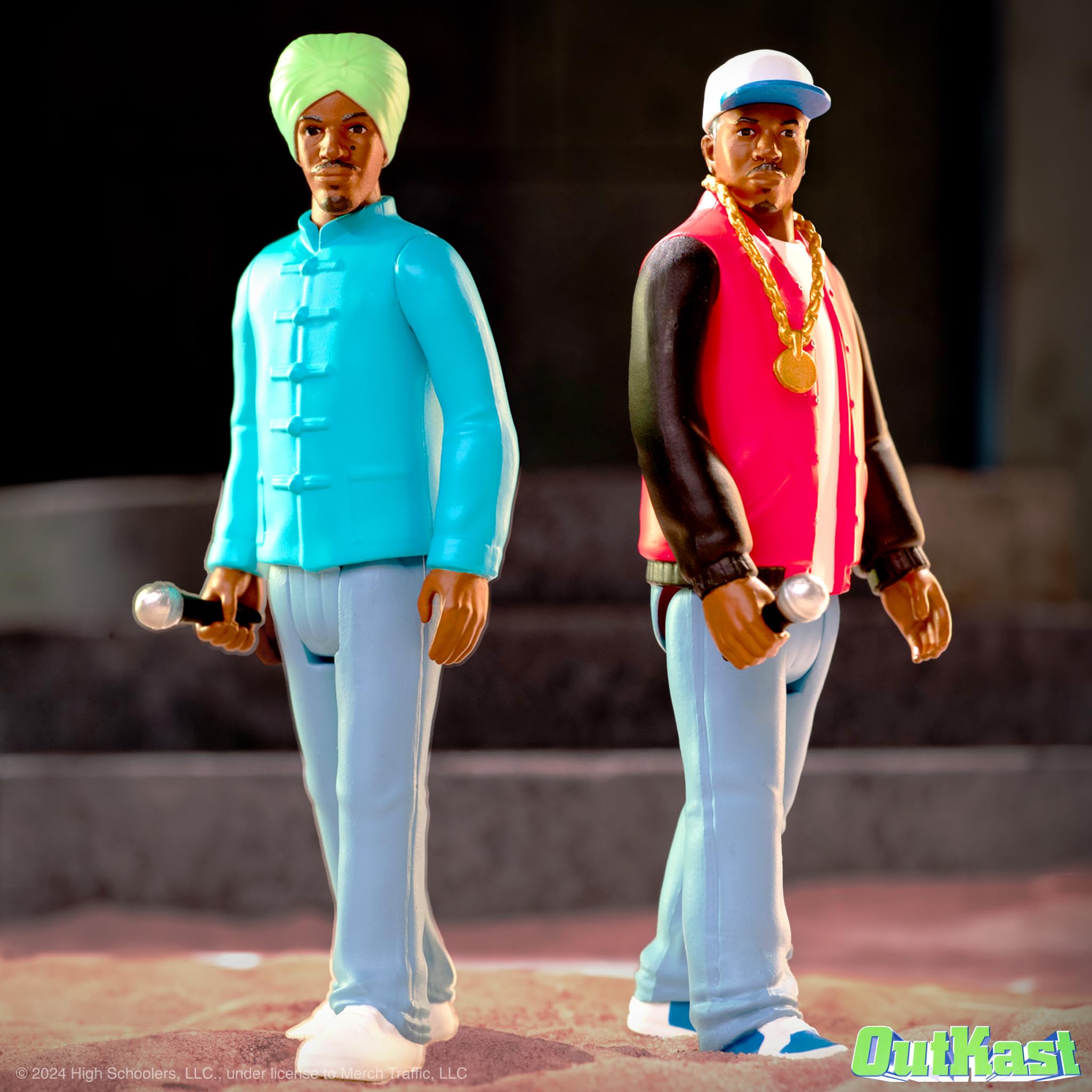 Foto 8 pulgar | Figura De Acción Super7 Outkast Big Boi Y André 3000, 9,5 Cm - Venta Internacional.