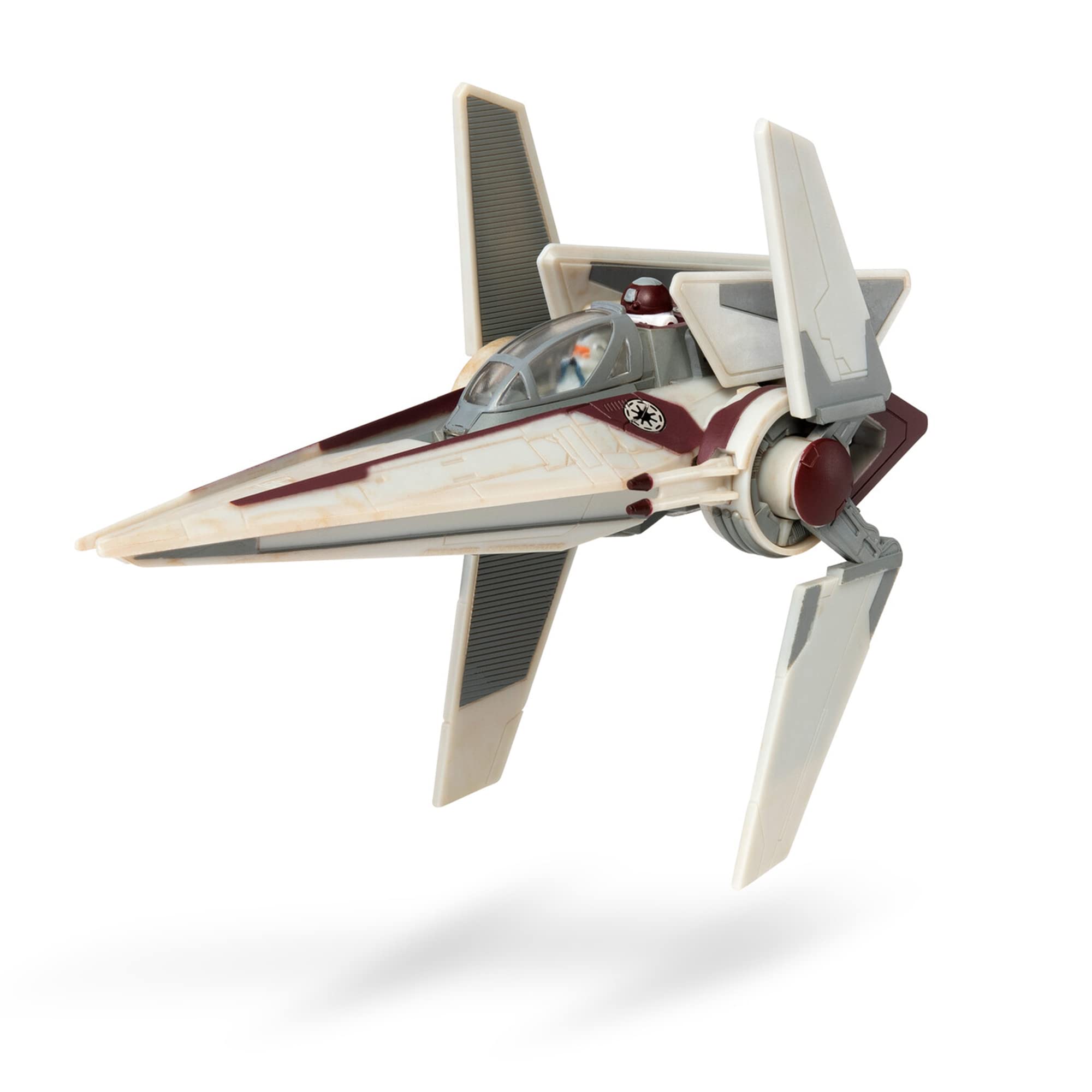 Foto 2 | Caza Estelar Microgaláctico Con Alas En V De Star Wars De Juguete - Venta Internacional.