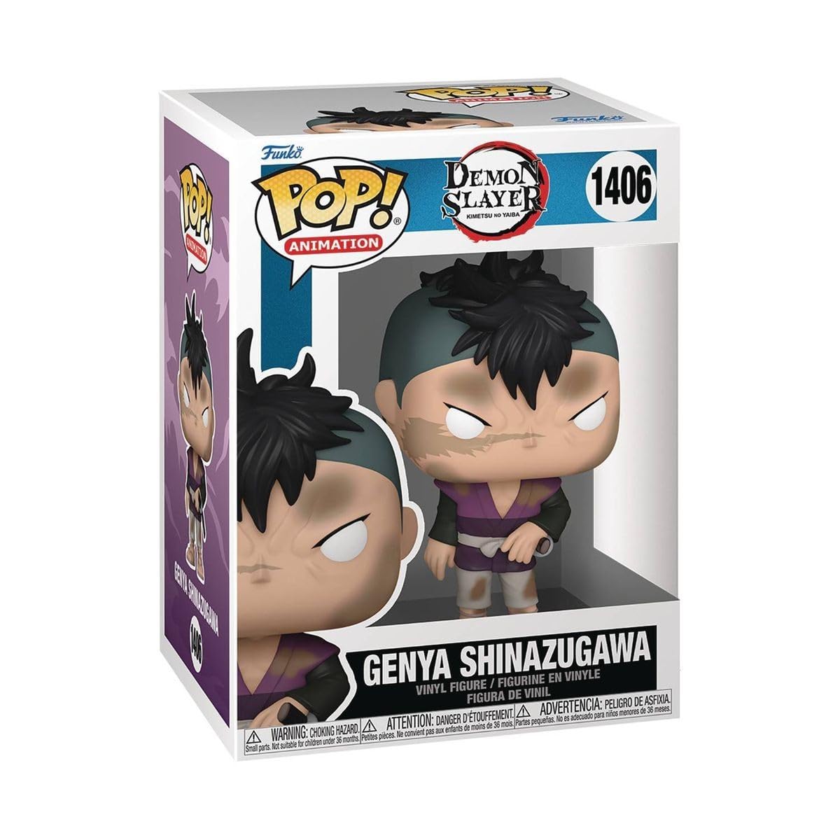 Foto 3 pulgar | Figura De Acción Funko Pop! Animación: Demon Slayer Genya - Venta Internacional.