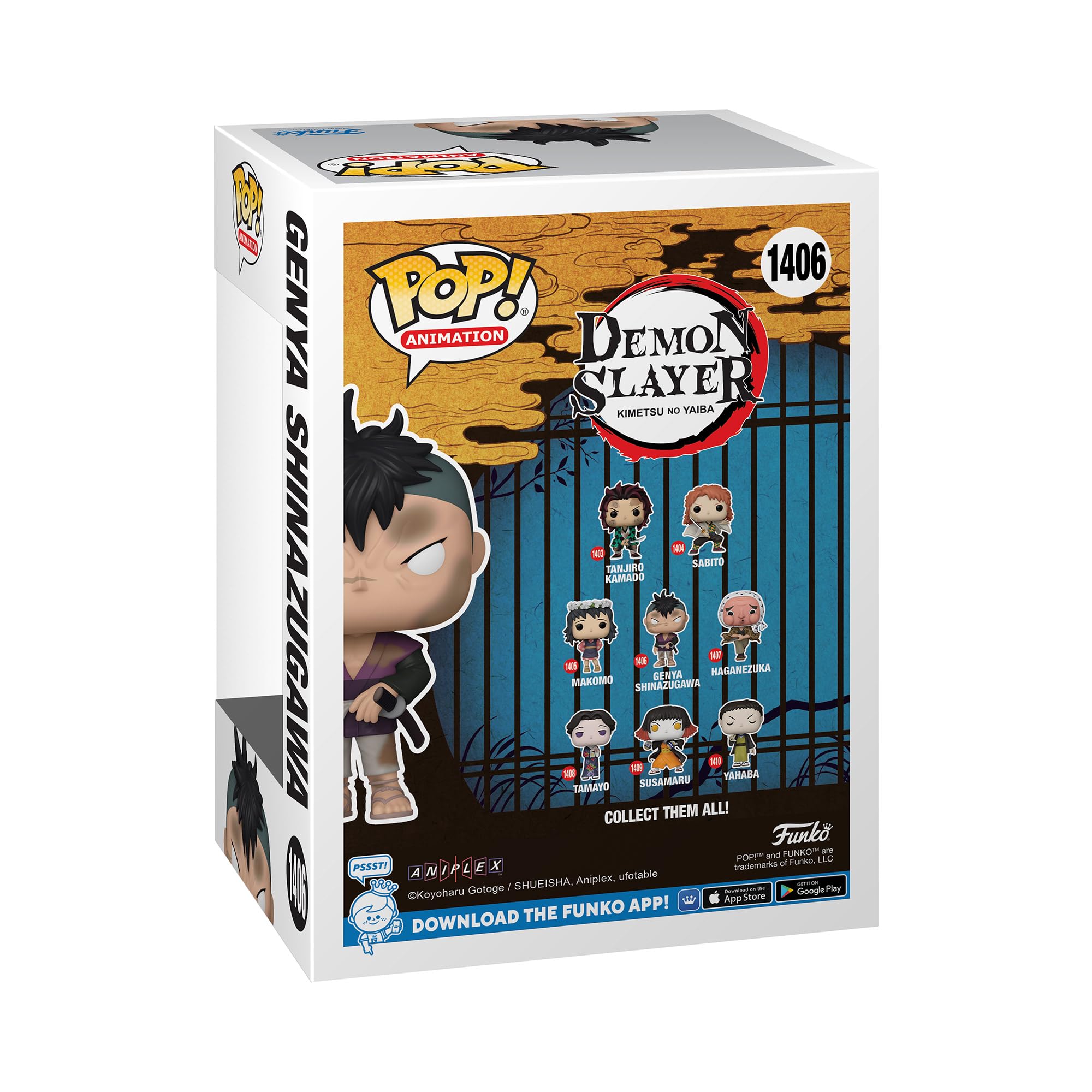 Foto 4 pulgar | Figura De Acción Funko Pop! Animación: Demon Slayer Genya - Venta Internacional.