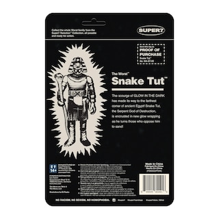 Foto 3 | Figura De Acción Super7 The Worst Snake Tut Monster Glow 9,5 Cm - Venta Internacional.
