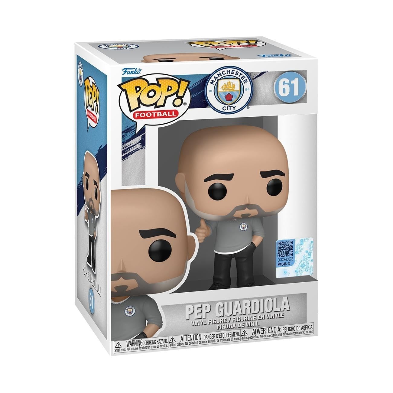 Foto 2 pulgar | ¡funko Pop! Figura De Fútbol Del Manchester City De Pep Guardiola - Venta Internacional.