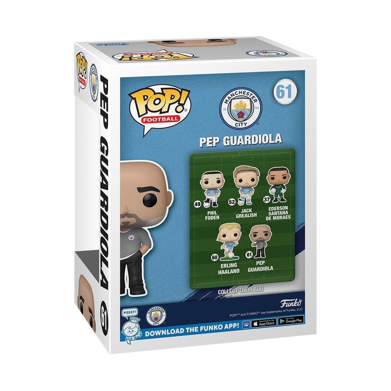 Foto 4 pulgar | ¡funko Pop! Figura De Fútbol Del Manchester City De Pep Guardiola - Venta Internacional.