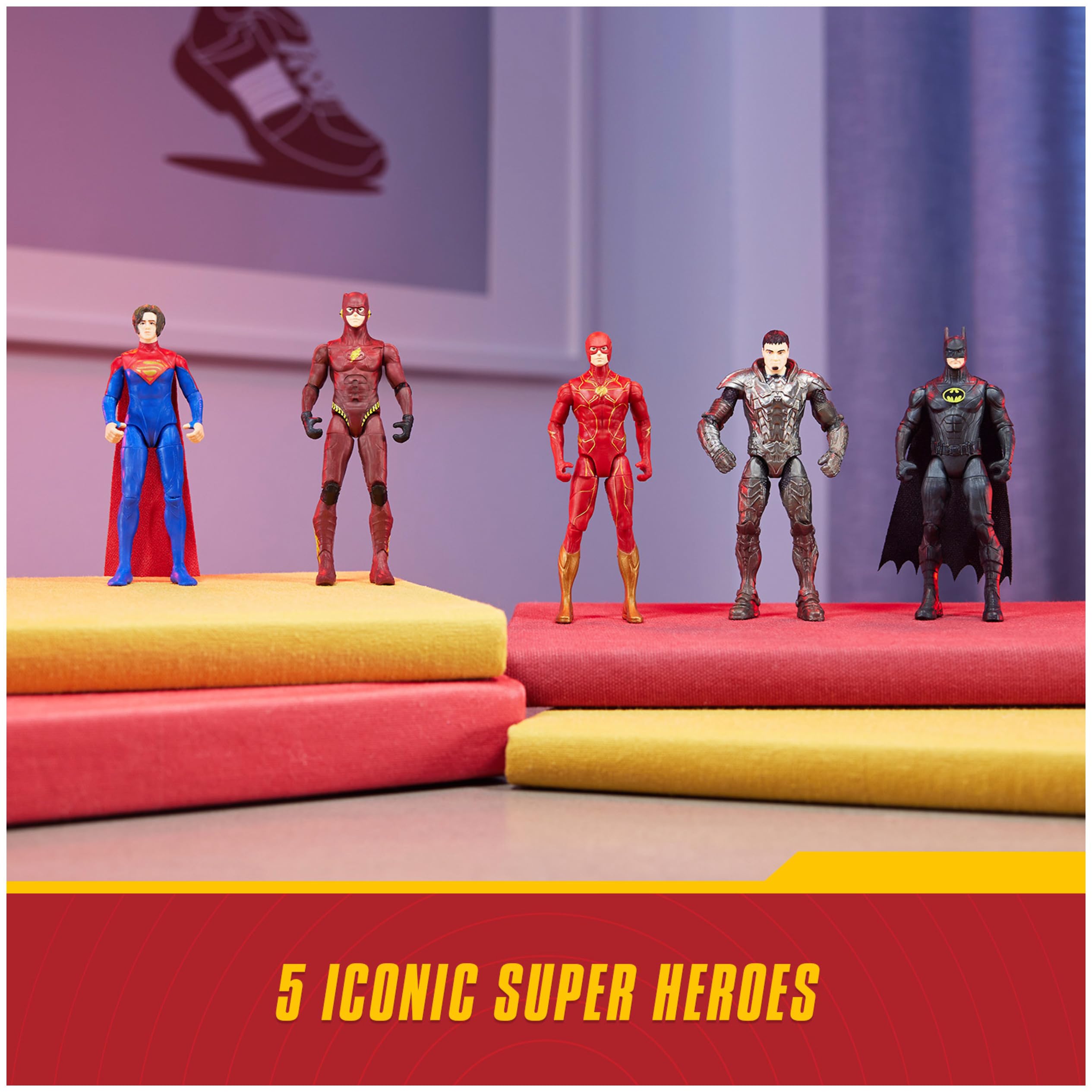 Foto 3 pulgar | Set De Figuras De Acción Dc Comics The Flash 5, 10 Cm, Más De 3 Años - Venta Internacional.