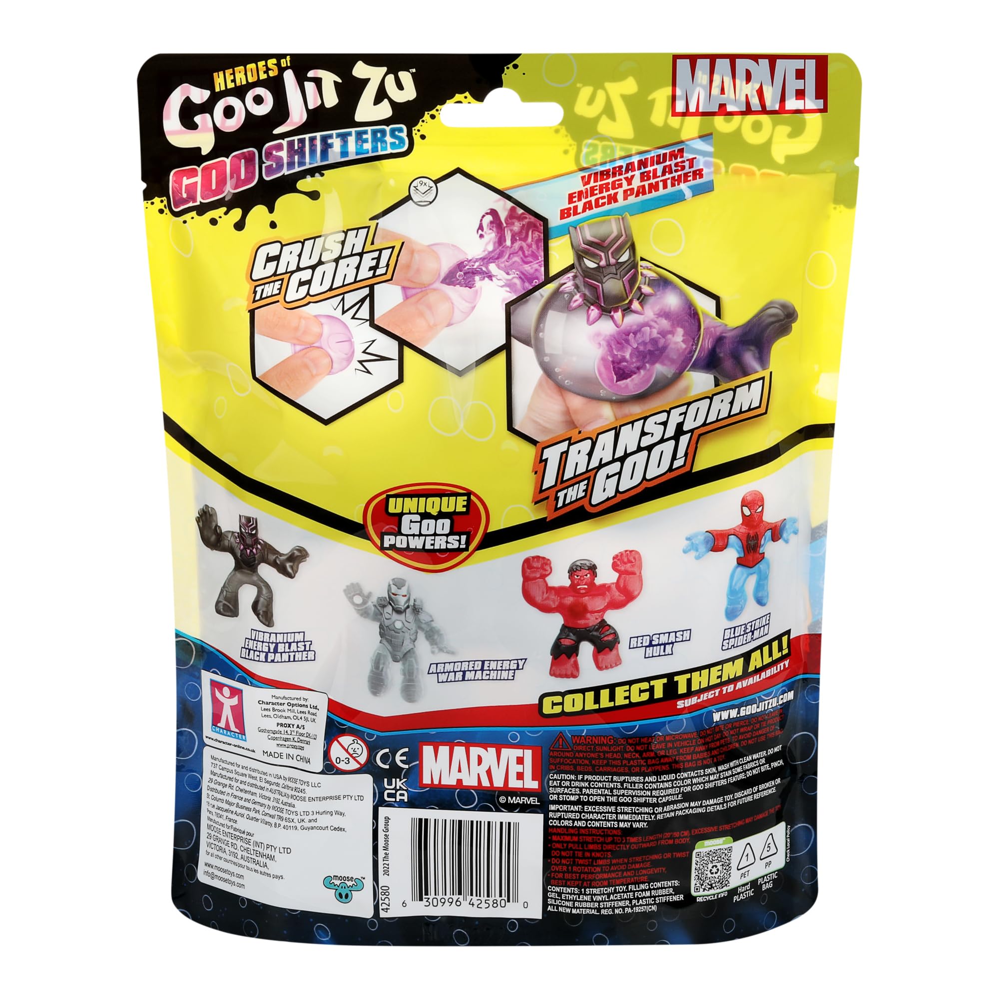 Foto 5 pulgar | Figura De Juguete Heroes Of Goo Jit Zu Goo Shifters Marvel Black Panther - Venta Internacional.