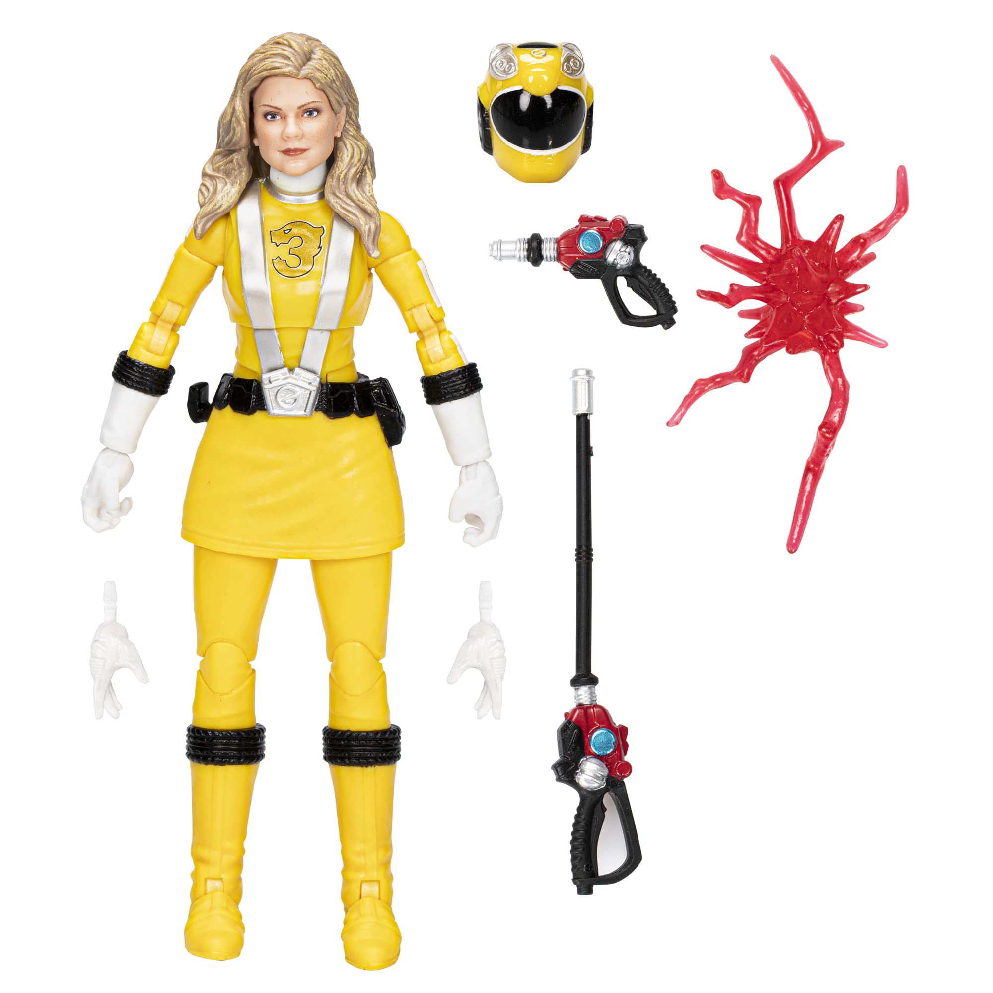 Foto 2 pulgar | Figura De Acción Power Rangers Lightning Collection Rpm Yellow Ranger 15 Cm - Venta Internacional.