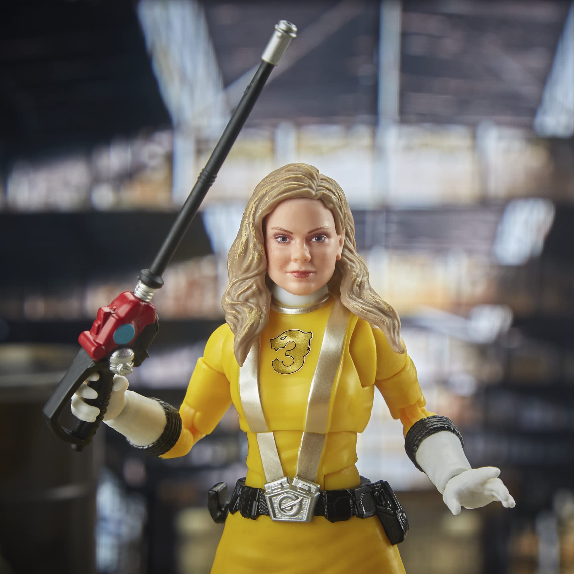 Foto 4 pulgar | Figura De Acción Power Rangers Lightning Collection Rpm Yellow Ranger 15 Cm - Venta Internacional.