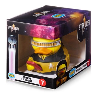 Foto 2 | Figura Coleccionable De Vinilo Con Forma De Pato De Goma Tubbz Geordi La Forge - Venta Internacional.