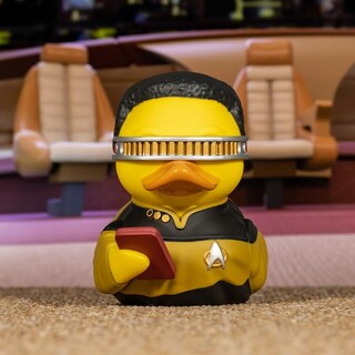 Foto 3 | Figura Coleccionable De Vinilo Con Forma De Pato De Goma Tubbz Geordi La Forge - Venta Internacional.