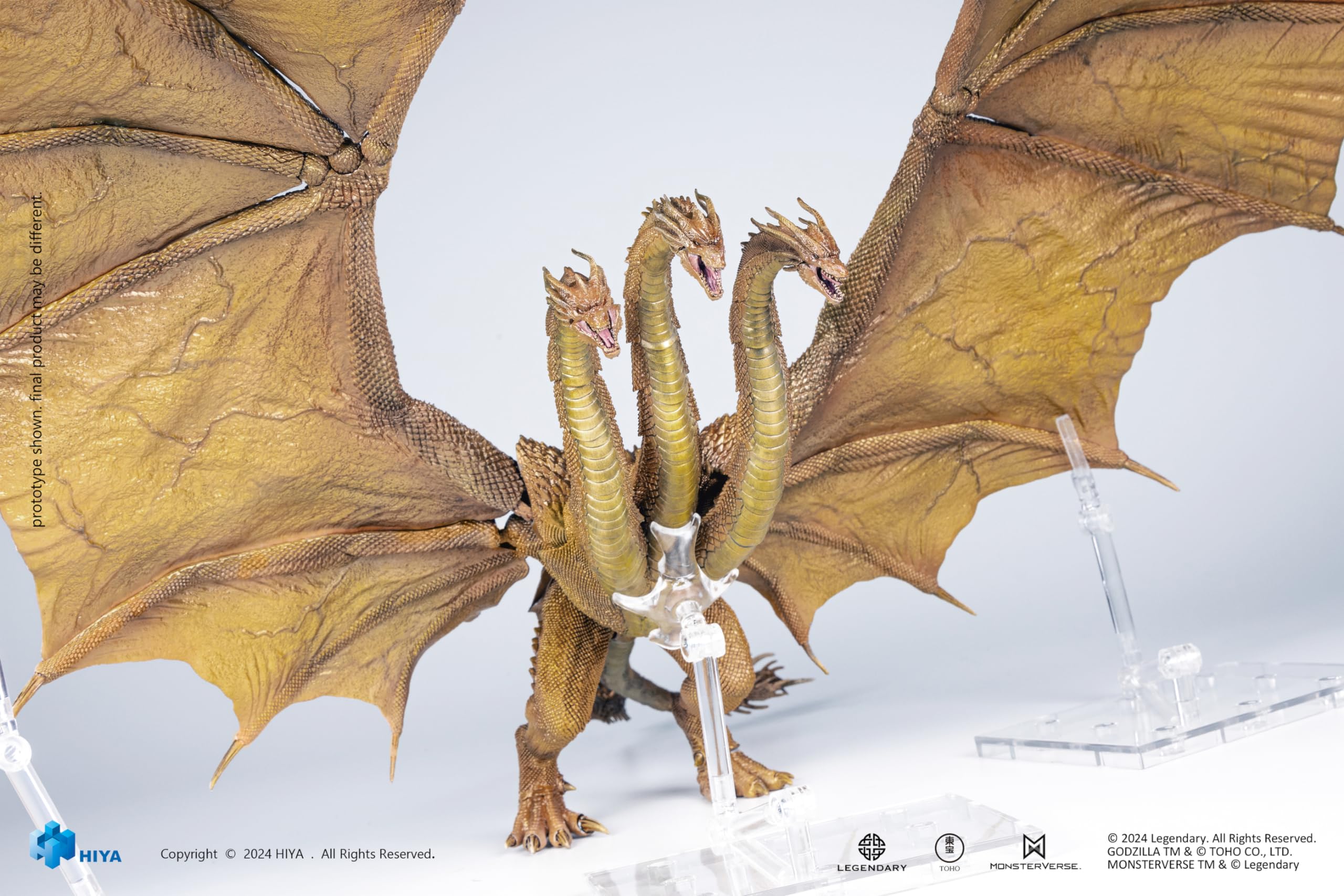 Foto 5 pulgar | Figura De Acción Hiya Toys Godzilla King Ghidorah 35 Cm - Venta Internacional.