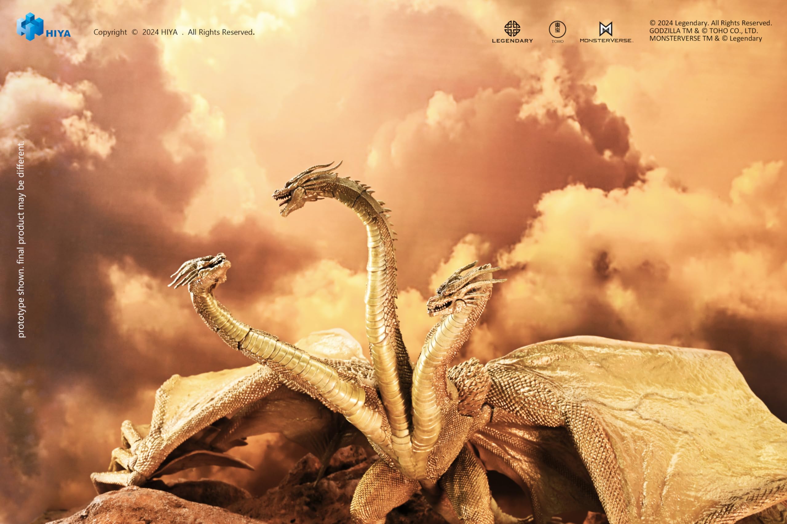 Foto 7 | Figura De Acción Hiya Toys Godzilla King Ghidorah 35 Cm - Venta Internacional.