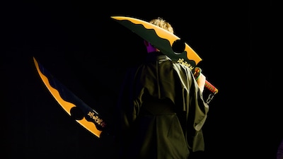 Foto 4 | Proplica Nichirin Sword Demon Slayer Tengen Uzui Tamashii - Venta Internacional.