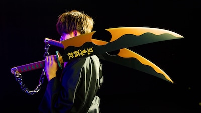 Foto 5 | Proplica Nichirin Sword Demon Slayer Tengen Uzui Tamashii - Venta Internacional.