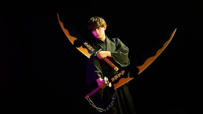 Foto 6 | Proplica Nichirin Sword Demon Slayer Tengen Uzui Tamashii - Venta Internacional.