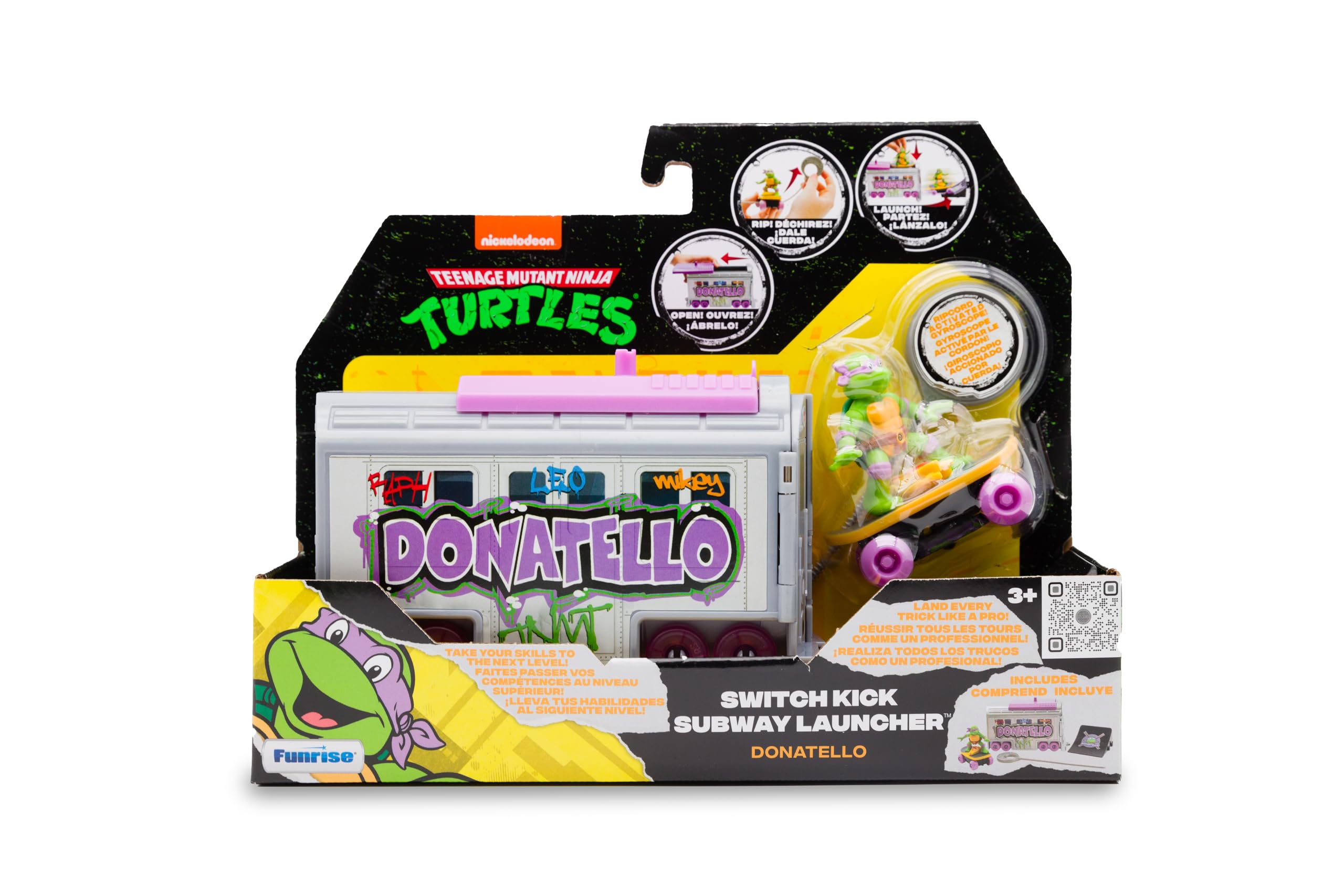 Foto 6 pulgar | Juguete Teenage Mutant Ninja Turtles Switch Kick Donatello 5 - Venta Internacional.