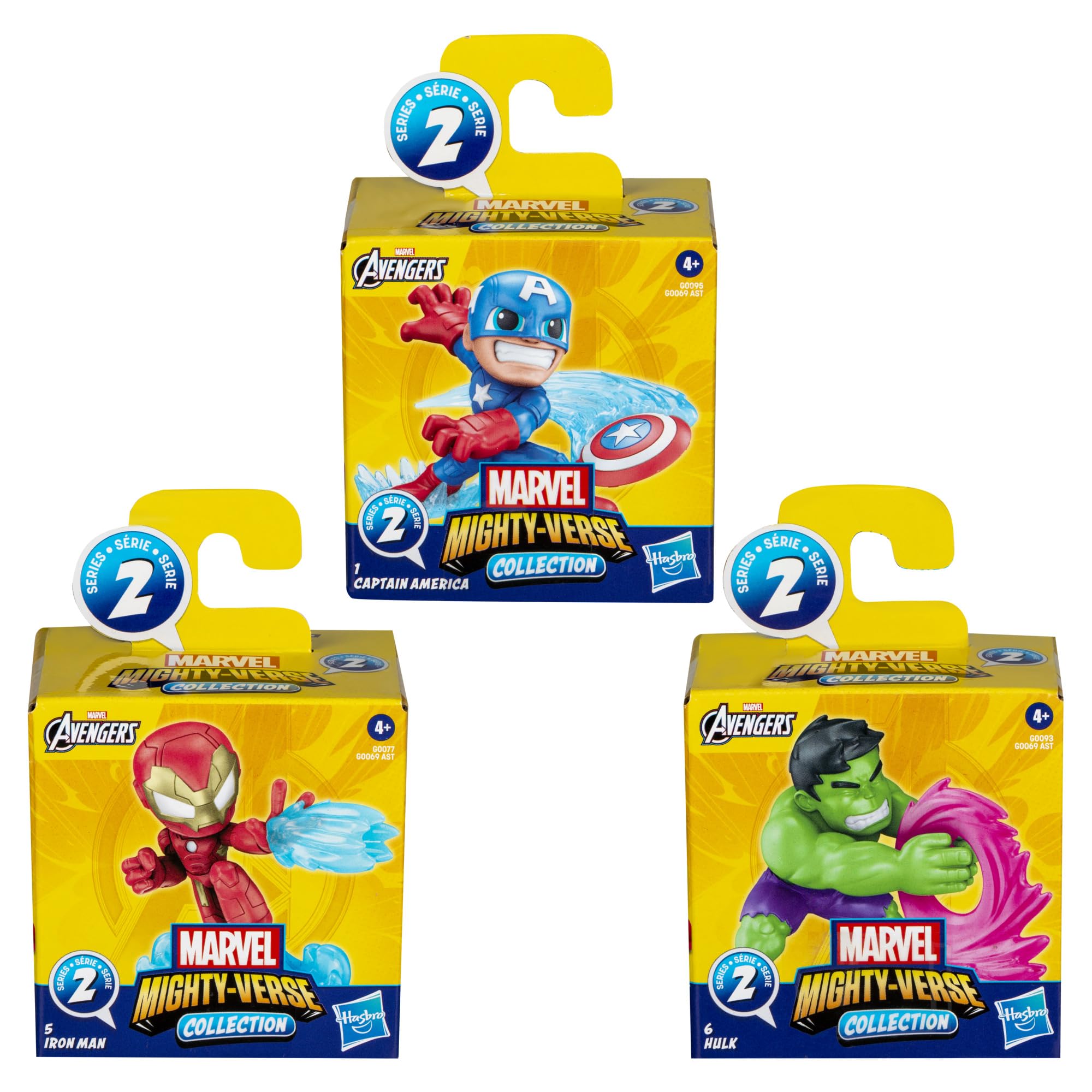 Foto 4 pulgar | Set De Figuras De Acción Marvel Avengers Mighty-verse Series 1 - Venta Internacional.
