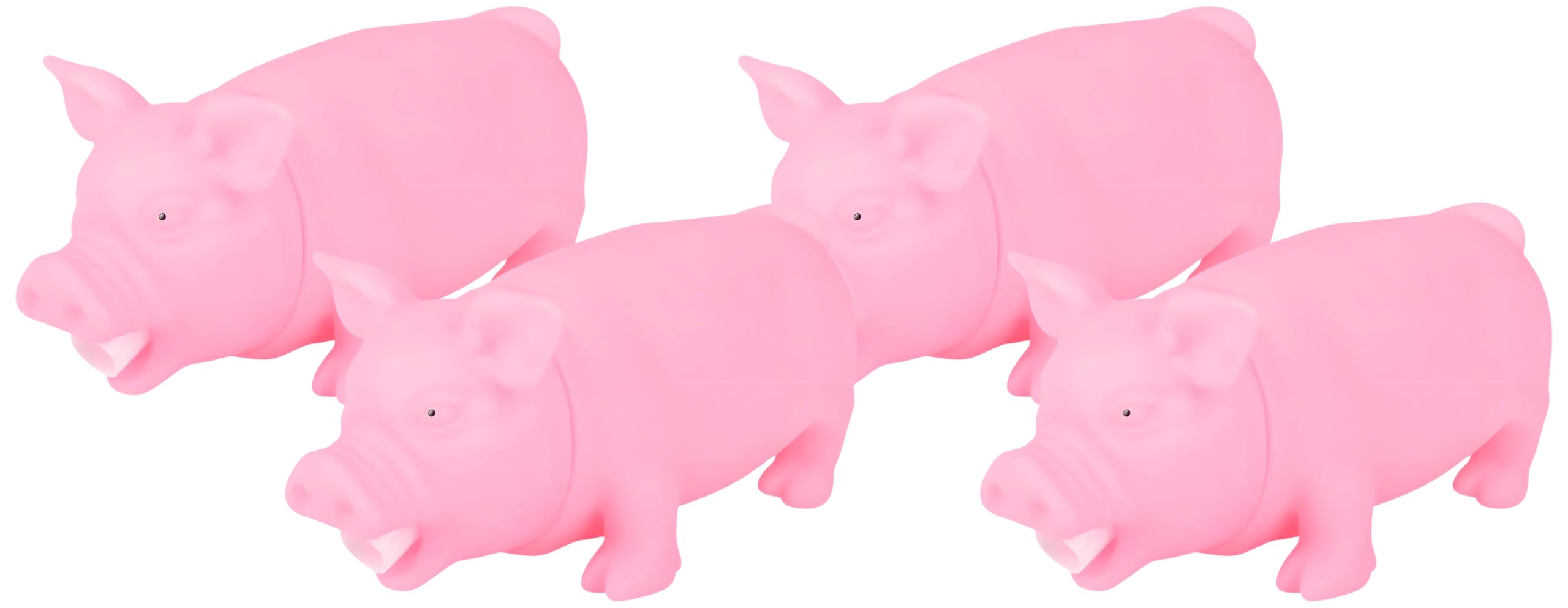 Cerdo Esnifador Rosa De Toy Rhode Island Novelty, 8 Cm (paquete De 4) - Venta Internacional.