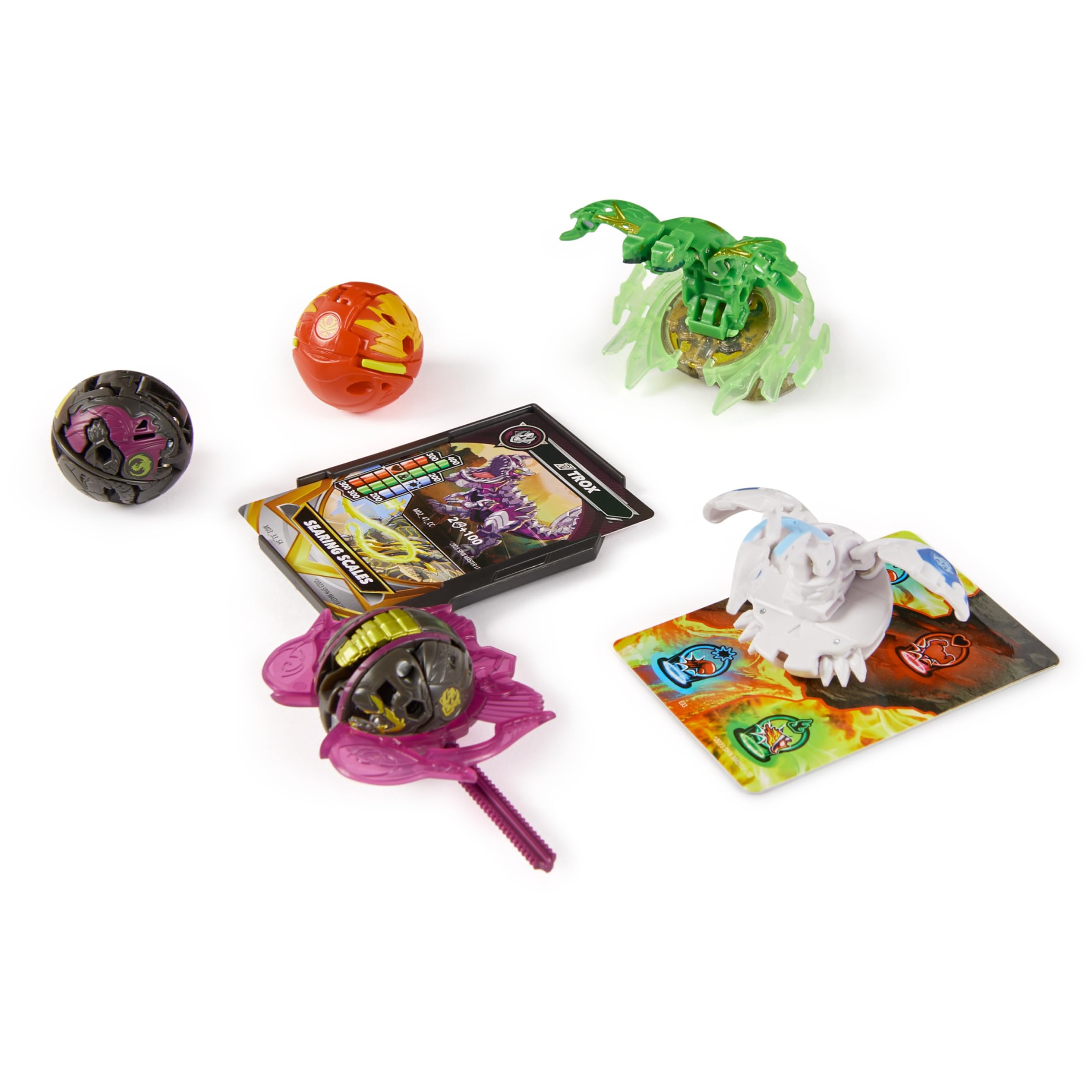 Foto 7 pulgar | Pack De 5 Figuras De Acción Bakugan Battle Con Ataque Especial - Venta Internacional.