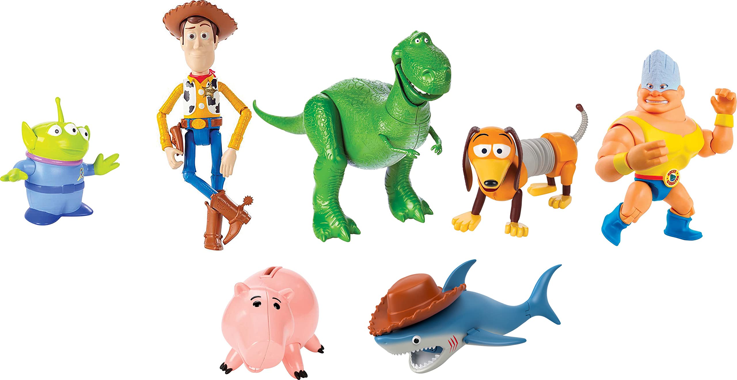 Set De Figuras De Acción Mattel Disney Toy Story 7 Woody Slinky - Venta Internacional.