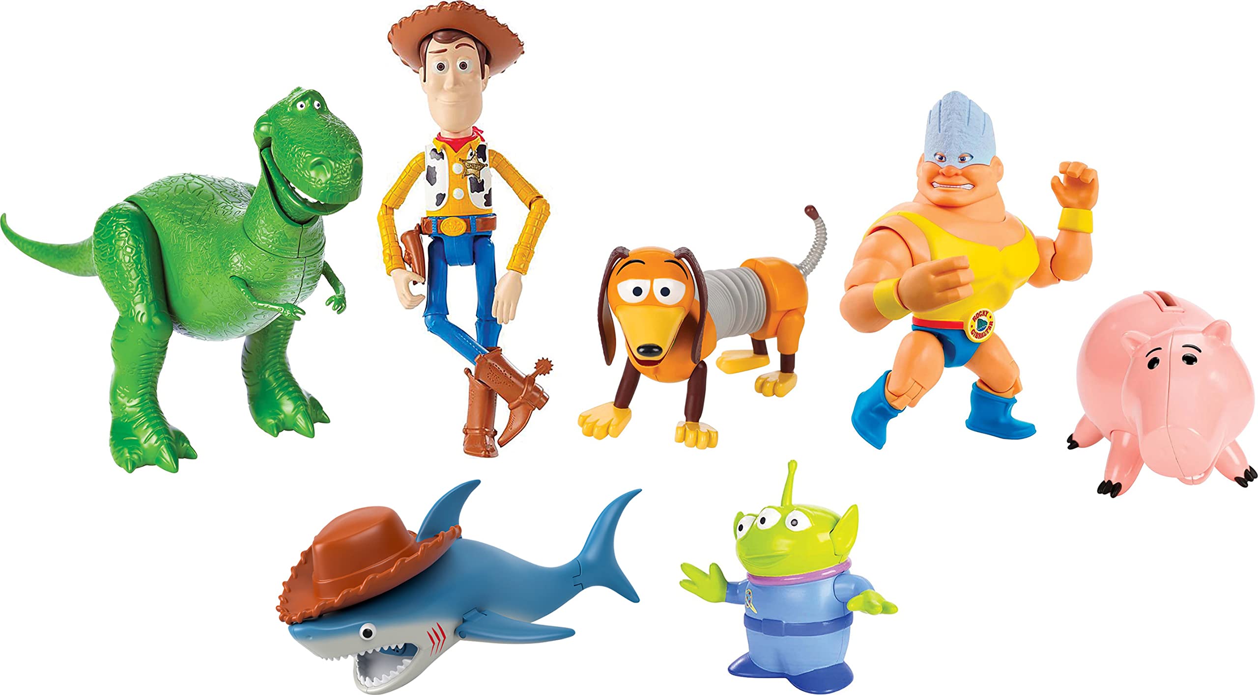 Foto 3 pulgar | Set De Figuras De Acción Mattel Disney Toy Story 7 Woody Slinky - Venta Internacional.