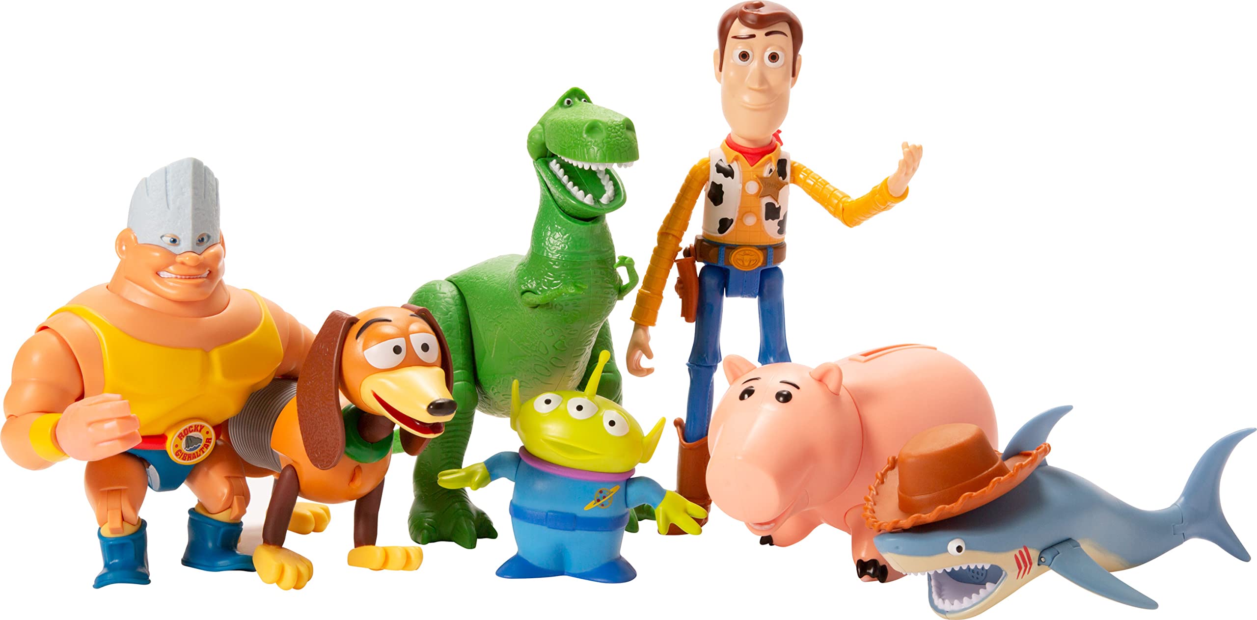 Foto 4 pulgar | Set De Figuras De Acción Mattel Disney Toy Story 7 Woody Slinky - Venta Internacional.