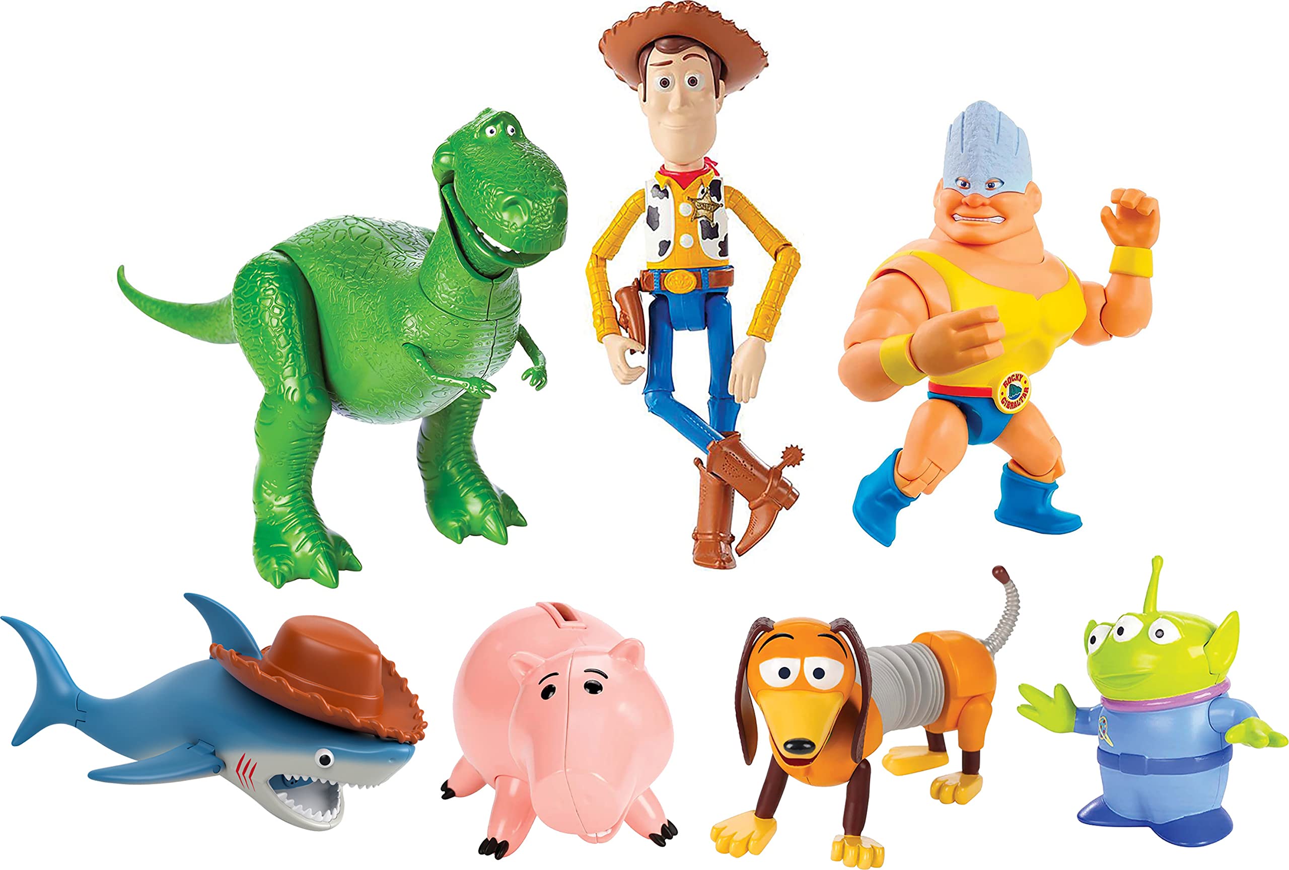 Foto 4 | Set De Figuras De Acción Mattel Disney Toy Story 7 Woody Slinky - Venta Internacional.