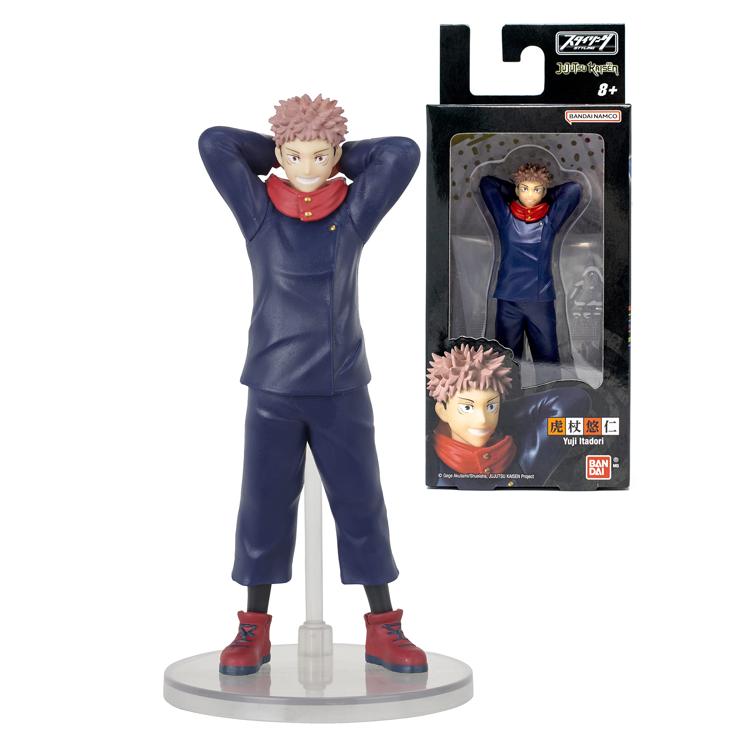 Foto 2 pulgar | Figura Bandai Namco Jujutsu Kaisen Yuji Itadori Styling De 5 Pulgadas - Venta Internacional.