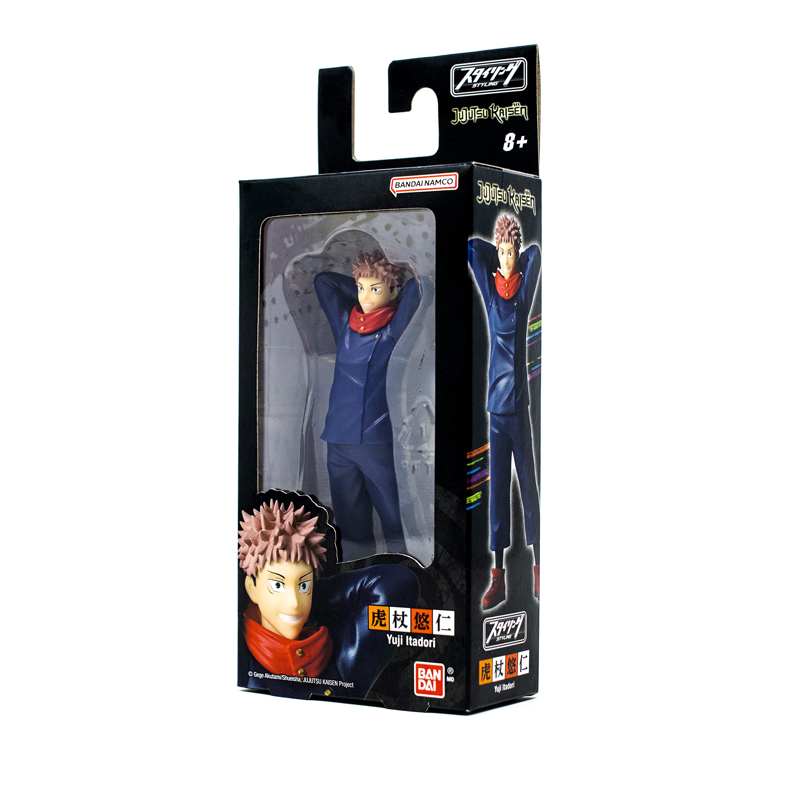 Foto 8 pulgar | Figura Bandai Namco Jujutsu Kaisen Yuji Itadori Styling De 5 Pulgadas - Venta Internacional.