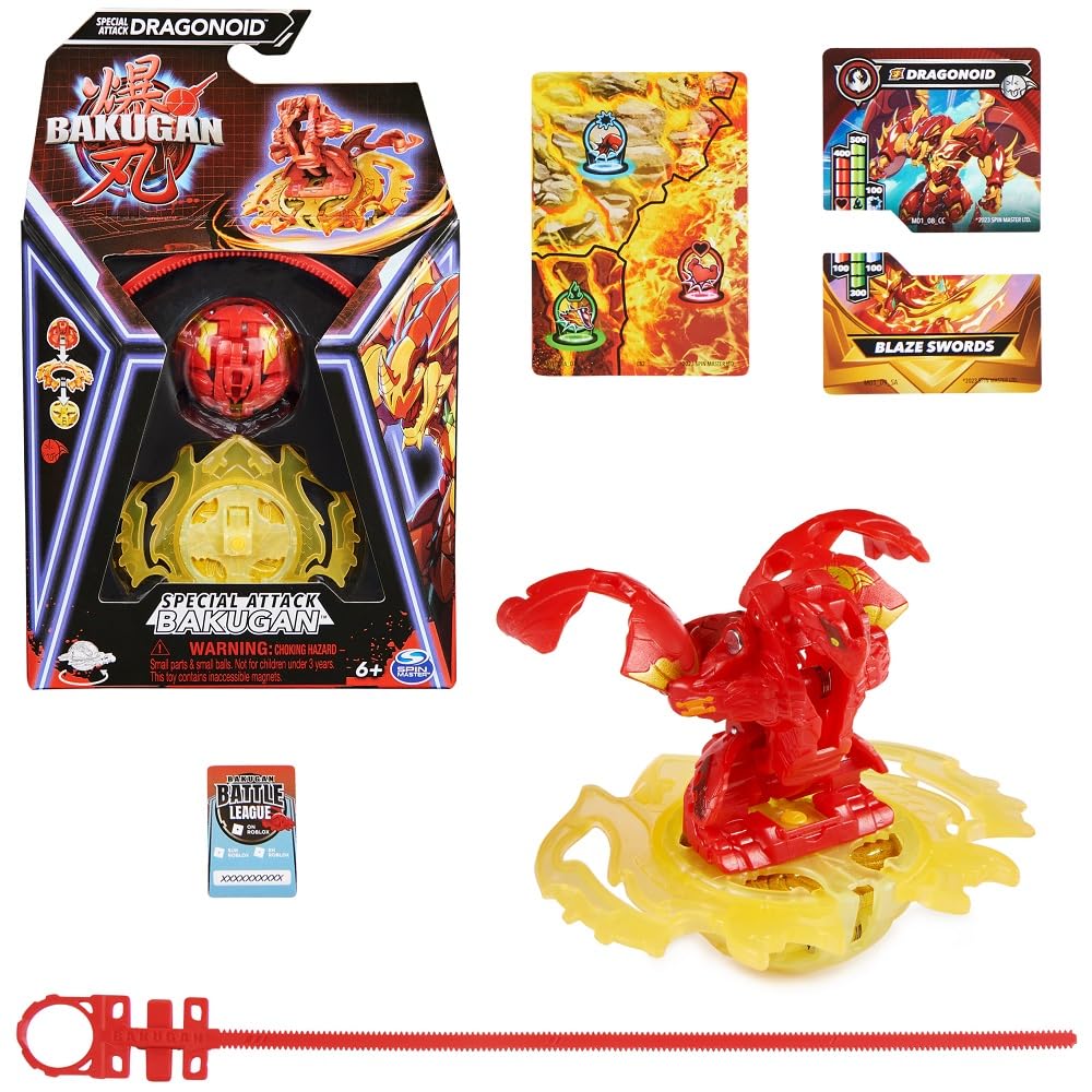 Foto 2 pulgar | Figura De Acción Bakugan Special Attack Dragonoid Con Cartas - Venta Internacional.