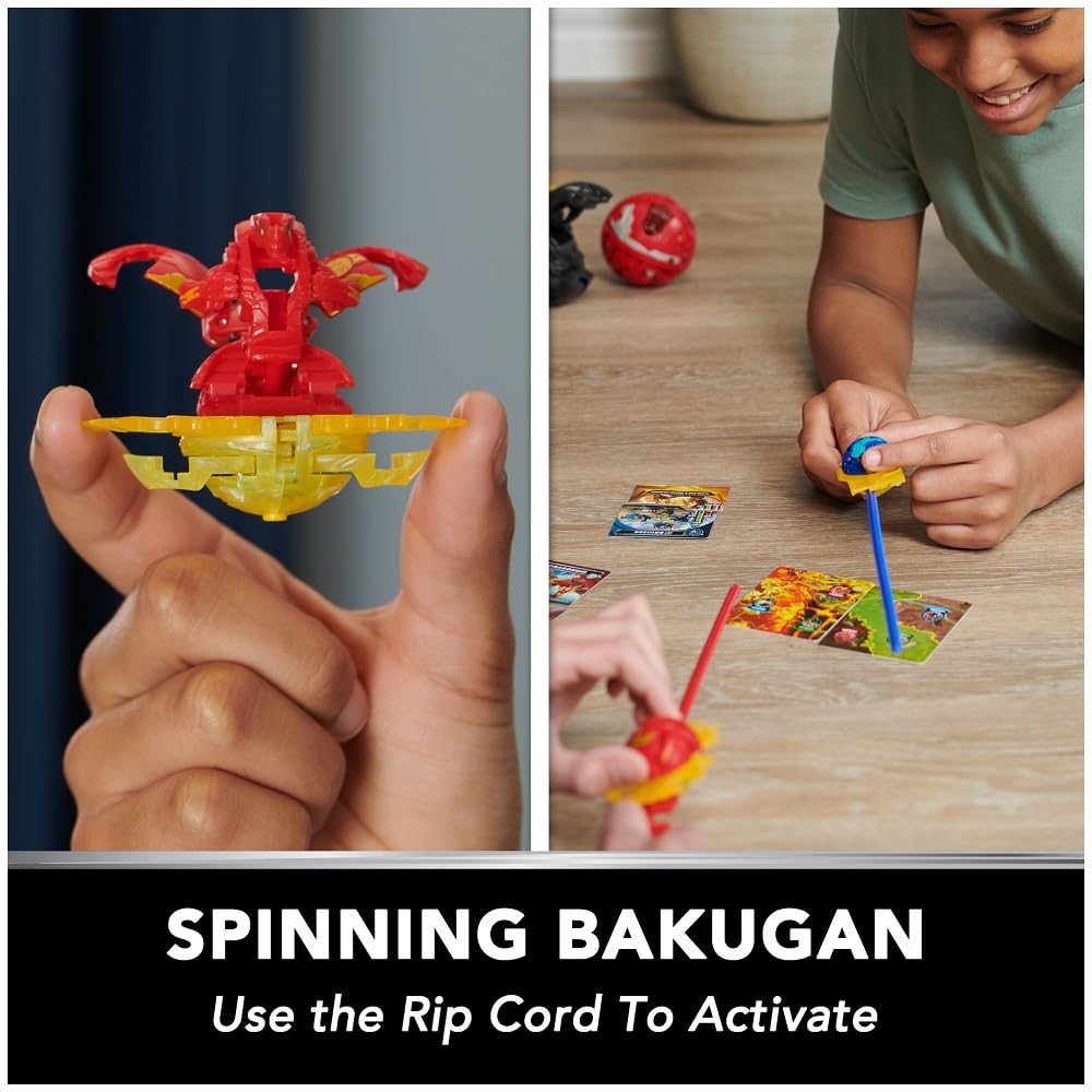Foto 4 pulgar | Figura De Acción Bakugan Special Attack Dragonoid Con Cartas - Venta Internacional.