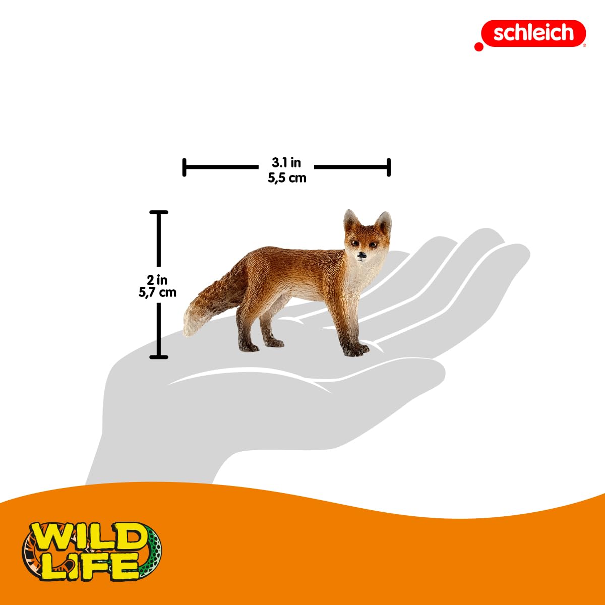 Foto 3 pulgar | Figura De Animal Schleich Wild Life Fox Brown Para Niños De 3 A 8 Años - Venta Internacional.