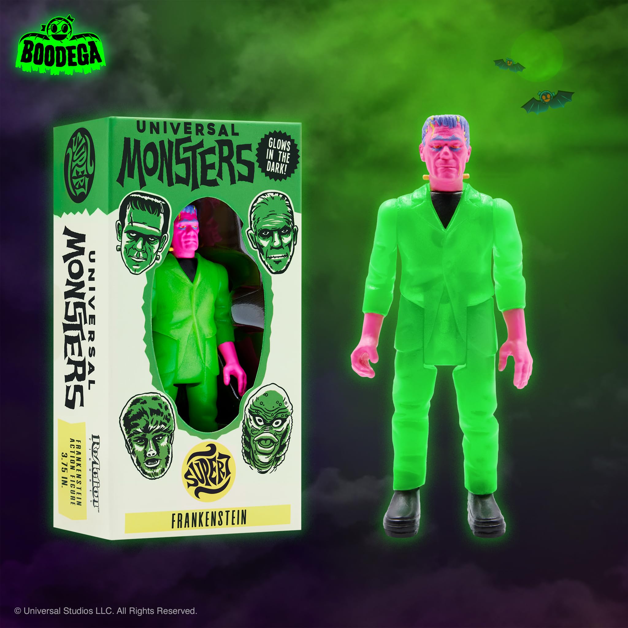 Foto 5 pulgar | Figura De Acción Super7 Universal Monsters Frankenstein 9,5 Cm - Venta Internacional.
