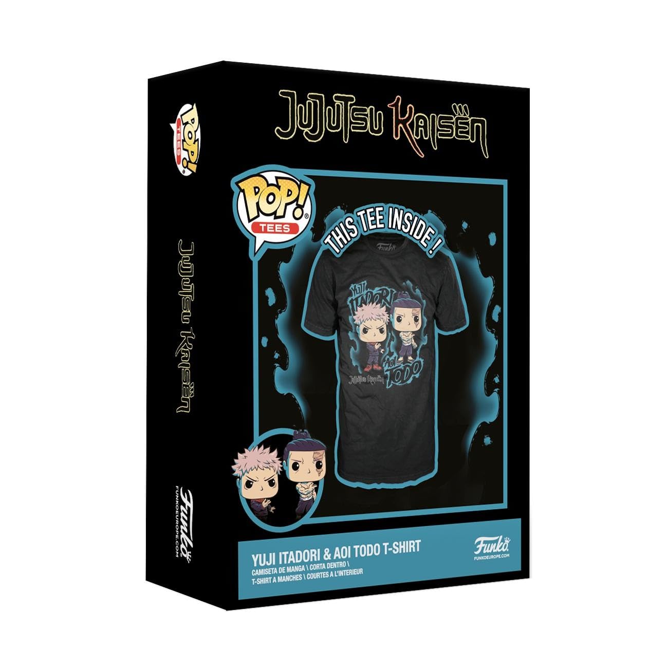 Foto 3 pulgar | Camiseta Funko Pop! Jujutsu Kaisen Yuji Itadori Y Aoi Todo Xl - Venta Internacional.