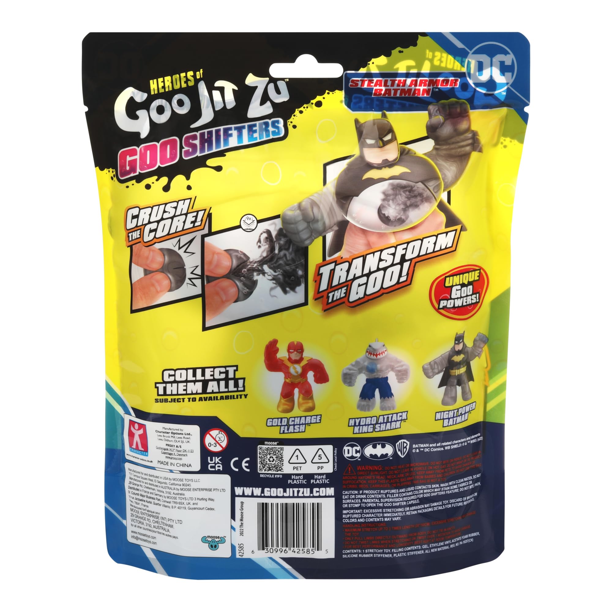 Foto 5 pulgar | Figura De Acción Heroes Of Goo Jit Zu Goo Shifters Night Batman - Venta Internacional.
