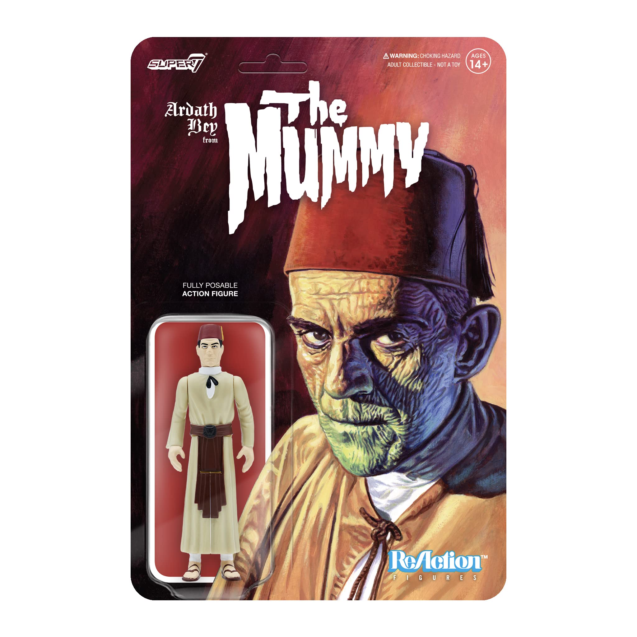 Figura De Acción Super7 Universal Monsters Ardeth Bay 9,5 Cm - Venta Internacional.