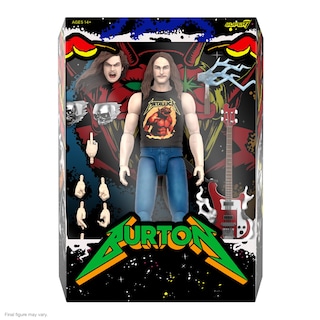 Foto 2 | Figura De Acción Super7 Ultimates! Cliff Burton 18 Cm - Metallica - Venta Internacional.