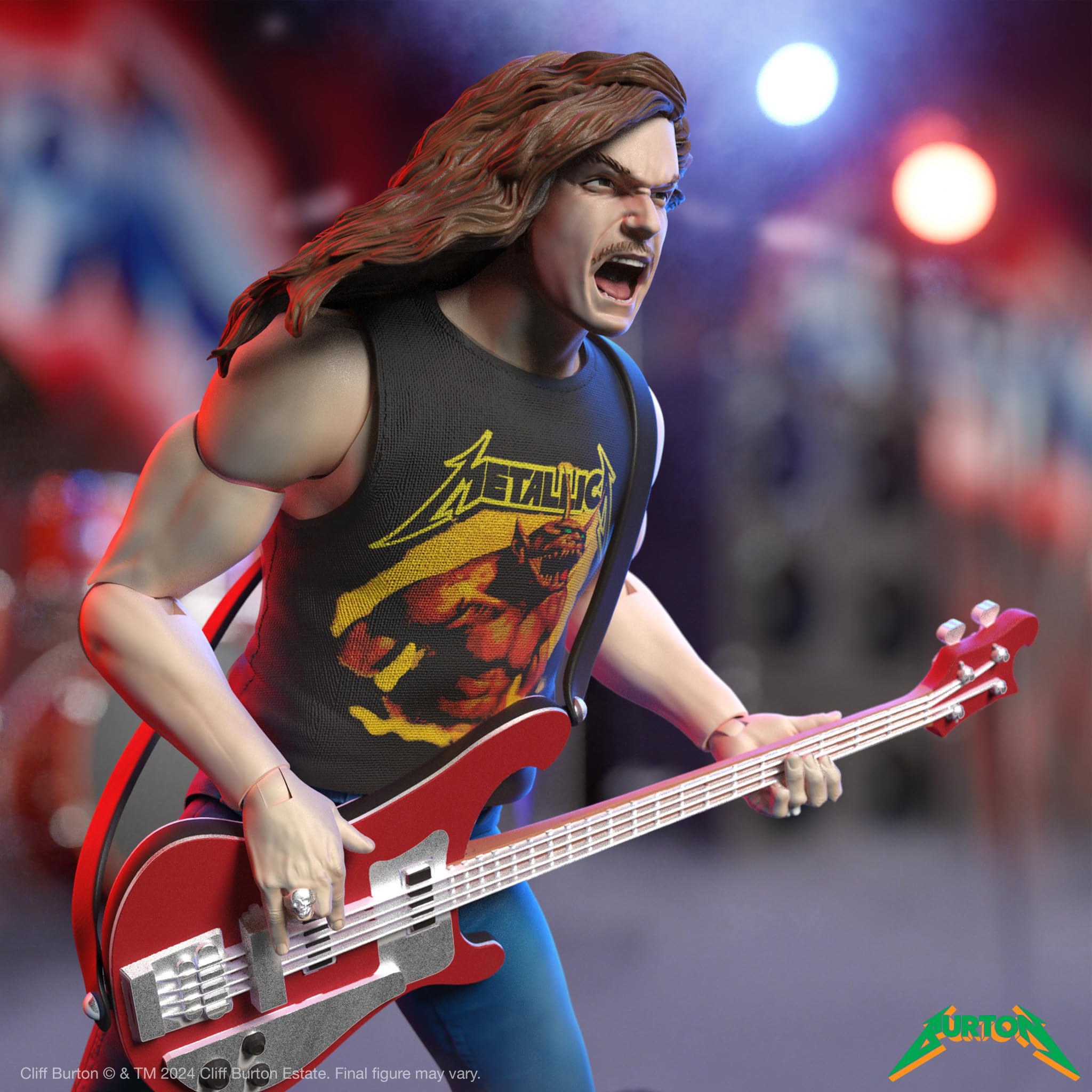 Foto 6 pulgar | Figura De Acción Super7 Ultimates! Cliff Burton 18 Cm - Metallica - Venta Internacional.