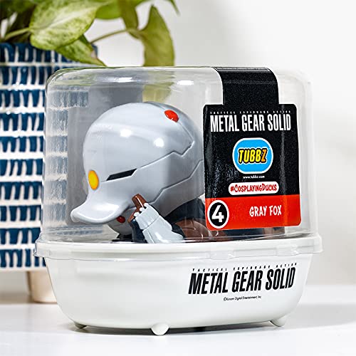 Foto 7 pulgar | Figura Coleccionable De Vinilo Con Forma De Pato Tubbz Metal Gear Solid Grey Fox - Venta Internacional.